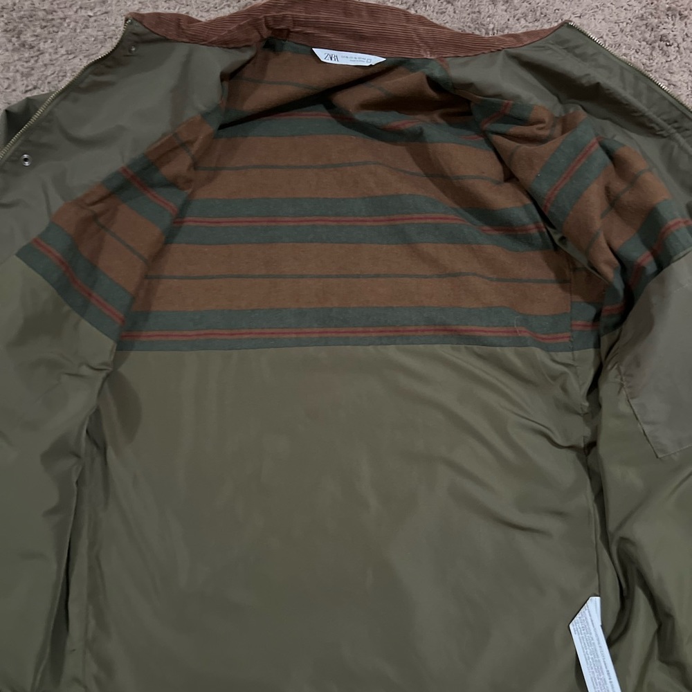 Zara Men’s Combination Collar Jacket Size XL - Picture 6 of 14